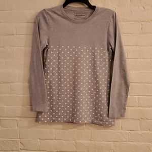Eddie Bauer size small Grey long sleeved shirt